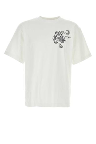 Kenzo White Cotton Oversize T-shirt - Kenzo - Modalova