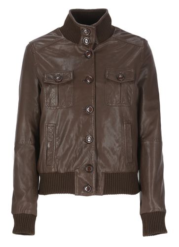 Bully Leather Jacket - Bully - Modalova