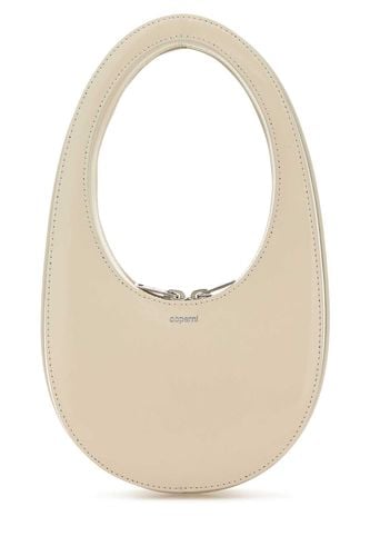 Ivory Leather Mini Swipe Handbag - Coperni - Modalova