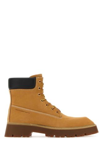 Camel Suede Throttle Ankle Boots - Alexander Wang - Modalova