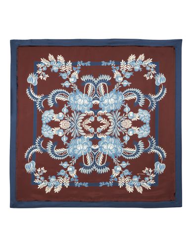 Etro Burgundy Printed Slik Scarf - Etro - Modalova