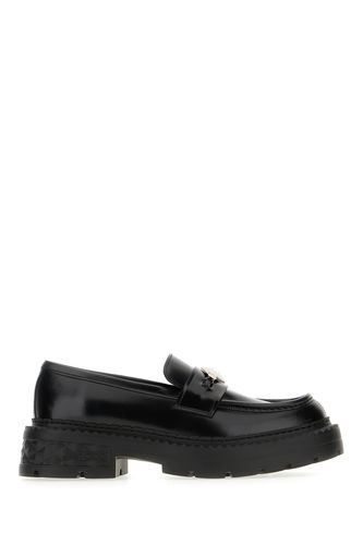 Jimmy Choo Black Leather Loafers - Jimmy Choo - Modalova