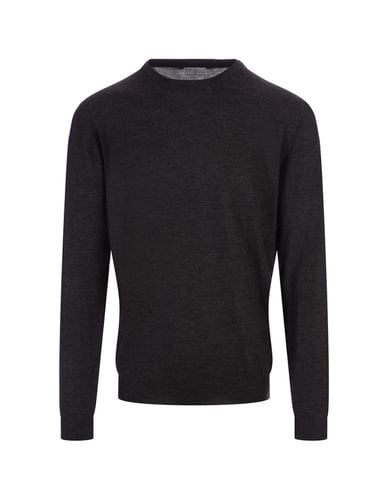 Anthracite Cashmere Arg. Millionaire Pullover - Fedeli - Modalova