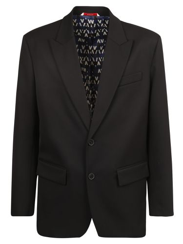 Single-breasted Wool-blend Blazer - Valentino - Modalova