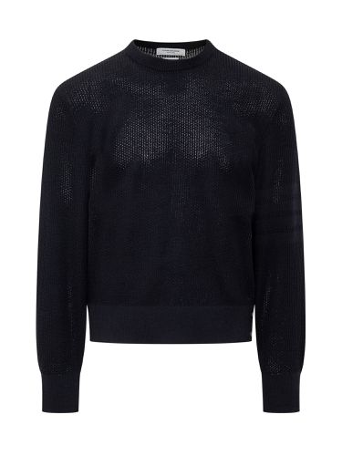 Virgin Wool 4bar Pullover - Thom Browne - Modalova