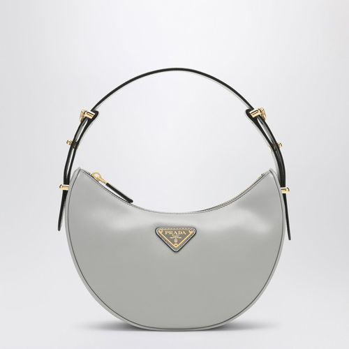 Light Grey Leather Arquu00e9 Bag - Prada - Modalova