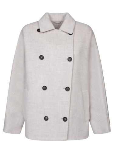 Marble Oversized Coat - Brunello Cucinelli - Modalova