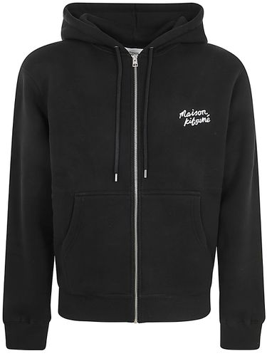 Handwriting Comfort Zipped Hoodie - Maison Kitsuné - Modalova