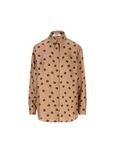 Fendi Collared Long-sleeve Shirt - Fendi - Modalova