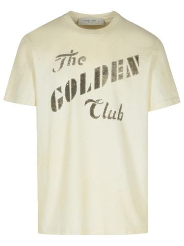 Golden Goose Ivory Cotton T-shirt - Golden Goose - Modalova