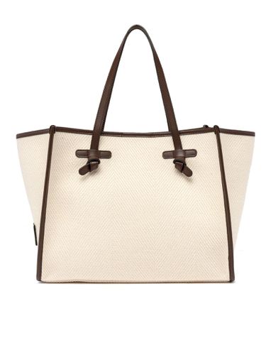 Herringbone Fabric Shopping Bag - Gianni Chiarini - Modalova