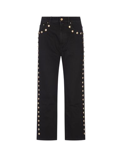 Boyfriend Jeans With Gold Studs - Paco Rabanne - Modalova