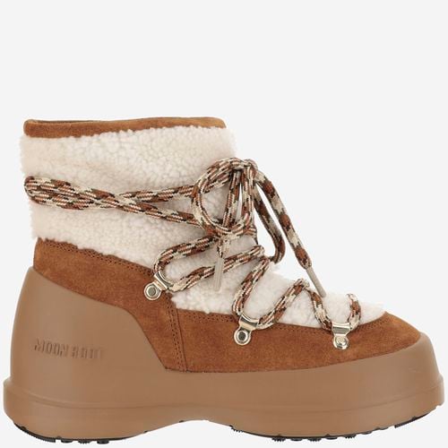 Shearling Leather Moon Boot - Moon Boot - Modalova