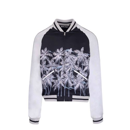 Palm Angels Printed Bomber Jacket - Palm Angels - Modalova