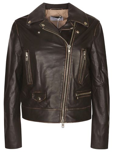 S. W.O. R.D 6.6.44 Classic Zipped Biker Jacket - S.W.O.R.D 6.6.44 - Modalova