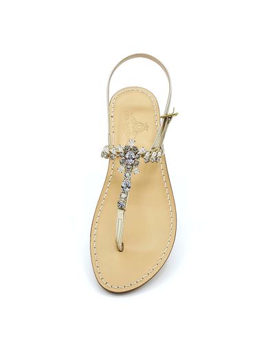 Royal Gray Jewel Sandals - Dea Sandals - Modalova