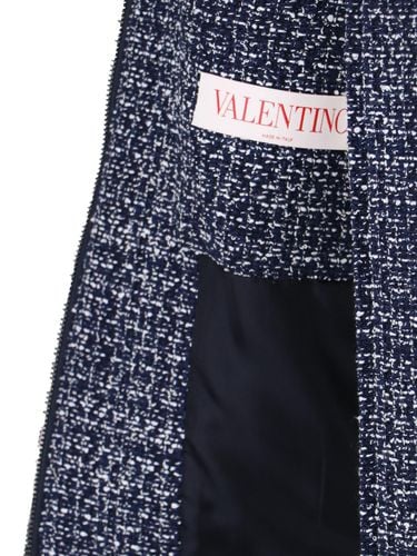 Vlogo Signature Tweed Bomber Jacket - Valentino Garavani - Modalova