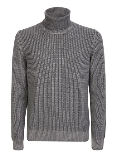 Ribbed Cashmere Pullover - Lardini - Modalova