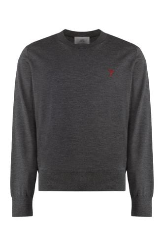 Merino Wool Sweater - Ami Alexandre Mattiussi - Modalova