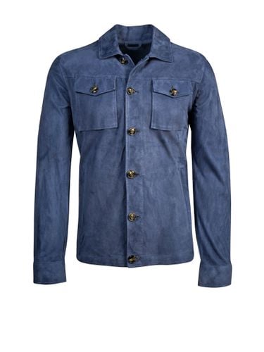 Jacket With Front Pockets - Barba Napoli - Modalova