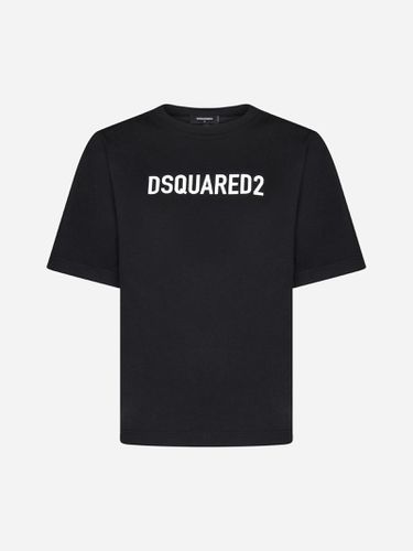 Dsquared2 Logo Cotton T-shirt - Dsquared2 - Modalova