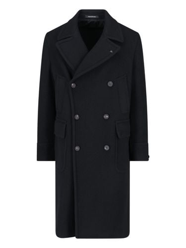 Double-breasted Coat With Four Pockets - Tagliatore 0205 - Modalova