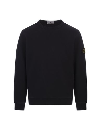 Crew-neck Sweatshirt In Navy Gauzed Cotton - Stone Island - Modalova