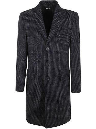 Zegna Wool And Cashmere Overcoat - Zegna - Modalova