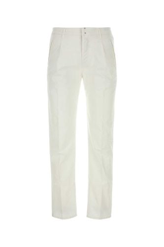 Incotex White Cotton Pant - Incotex - Modalova