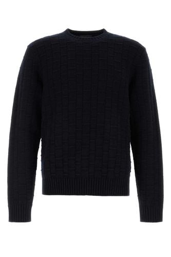 Midnight Wool Blend Sweater - Prada - Modalova