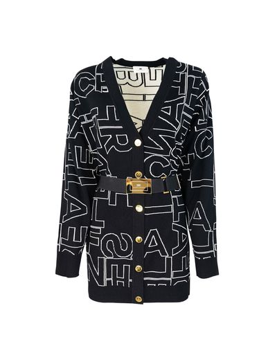 Lettering Cardigan - Elisabetta Franchi - Modalova