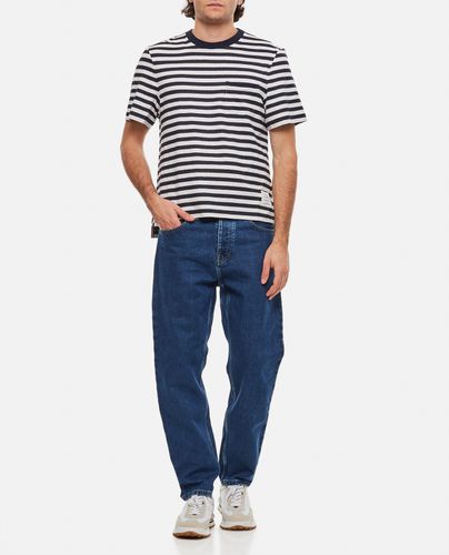 Linen Striped Pocket T-shirt - Thom Browne - Modalova