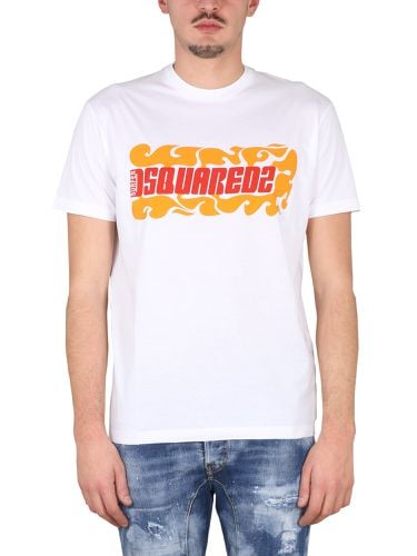 Dsquared2 D2 Surf Fire T-shirt - Dsquared2 - Modalova