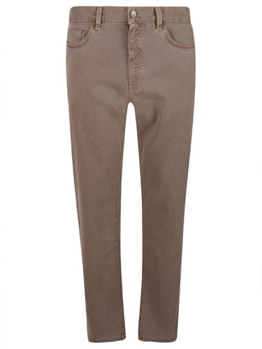 Zegna City Button Fitted Jeans - Zegna - Modalova