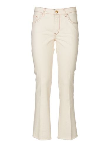 Fay Cream-colored Jeans - Fay - Modalova