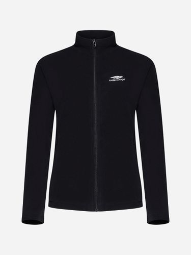 Polar Fleece Zip-up Track Jacket - Balenciaga - Modalova