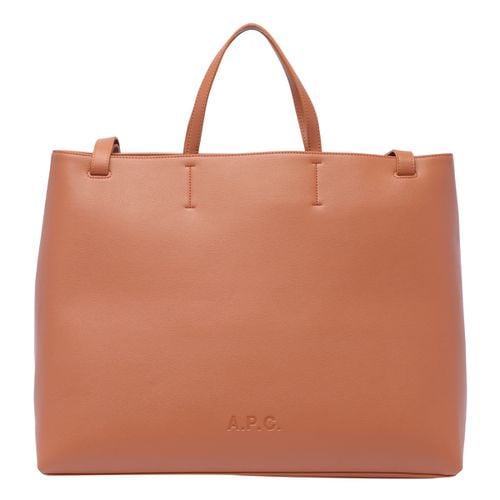 A. P.C. Logo Embossed Tote Bag - A.P.C. - Modalova