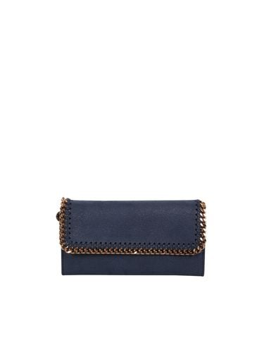 Moon Indigo And Golden Continental Falabella Wallet - Stella McCartney - Modalova