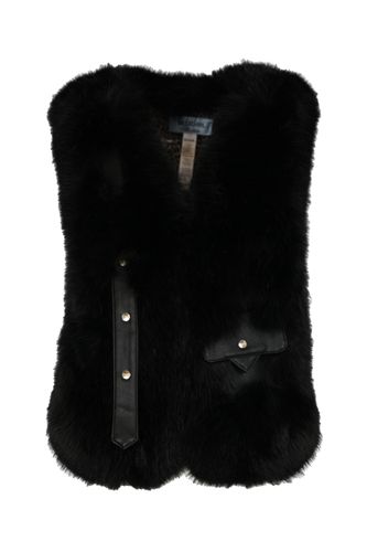 Blugirl Faux Fur Vest With Straps - Blugirl - Modalova