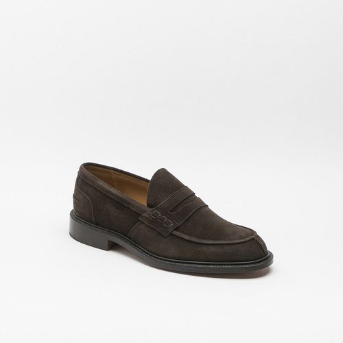 James Coffee Castorino Suede Penny Loafer - Tricker's - Modalova