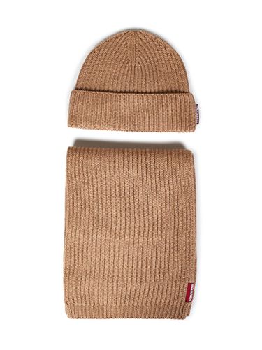 Dsquared2 Scarf And Wool Hat Set - Dsquared2 - Modalova