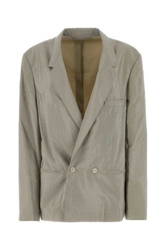 Lemaire Dove Grey Silk Blend Blazer - Lemaire - Modalova