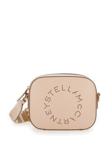 Pink Crossbody Bag With Perforated Logo In Faux Leather Woman - Stella McCartney - Modalova