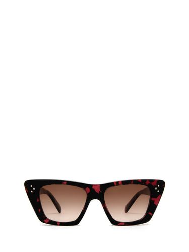 Cl40187i Red Havana Sunglasses - Celine - Modalova