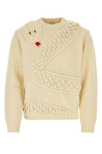 Bottega Veneta Ivory Wool Sweater - Bottega Veneta - Modalova