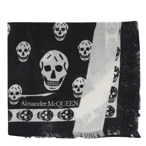 Slashed Skull Foulard - Alexander McQueen - Modalova