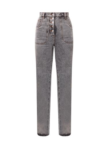 Wide Flare Leg Multi-buttons Jeans - Etro - Modalova