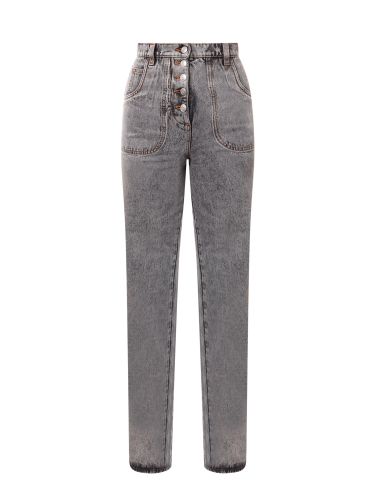 Wide Flare Leg Multi-buttons Jeans - Etro - Modalova