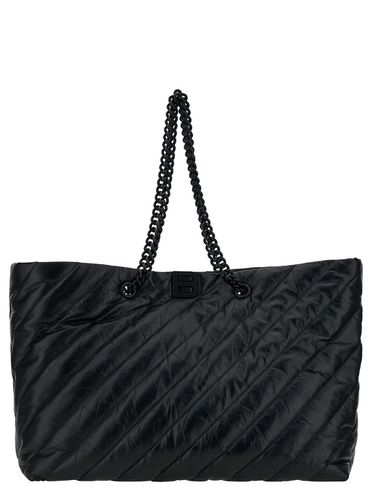 Big Carry All Crush Tote Bag With B Logo Detail In Quilted Leather Woman - Balenciaga - Modalova