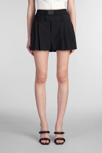 Alexander Wang Shorts In Black Wool - Alexander Wang - Modalova